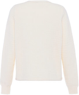 Jumper Dames wolwit - maat XL/2XL Gebroken wit