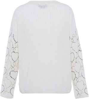 Jumper Dames wolwit - maat XS/S Gebroken wit