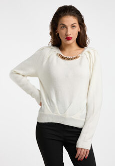 jumper sookie - maat XS/S Wit