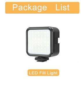 Jumpflash Vlog Schieten Kits Studio Fotografie Pak Selfie Broadcast Met Microfoon Led Licht Invullen Statief Voor Digitale Camera