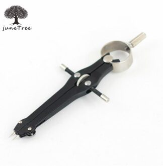 Junetree Duurzaam Verstelbare Wing Divider 3mm Edge Creaser DIY Naaien Lederen Metal Craft Tool