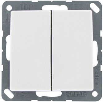 Jung Wissel/wisselschakelaar As500 Wit