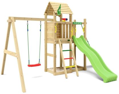 Jungle Gym Namsos Grenen - Speeltoestel - Licht groen