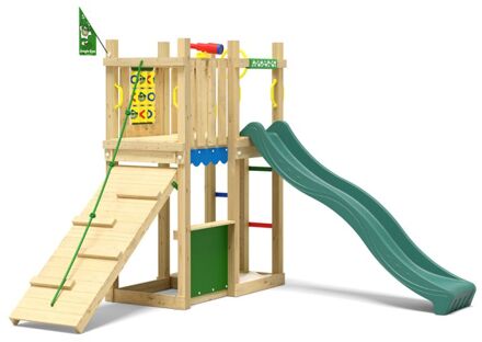 Jungle Gym Sauda Grenen - Speeltoestel - Donker groen