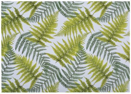 Jungle thema papieren placemats 20x stuks - Placemats Groen