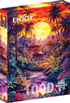 Jungle Twilight Puzzel (1000 stukjes)