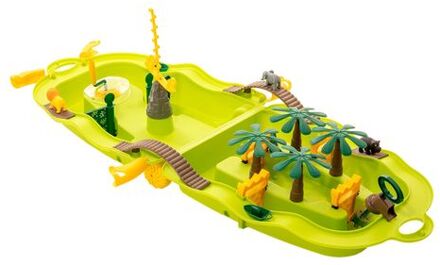 Jungle Water Fun Trolley - Waterbaan in koffer Groen