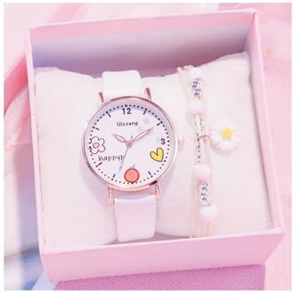 Junior high school students watch Big Girl Korean version Lovely Japanese soft girl pointer waterproof children's primary school