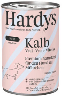 Junior kalf met wortel natvoer hond 6 x 400 g