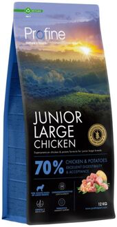 Junior Large Chicken & Potatoes - Hondenvoer - Kip - 12 kg