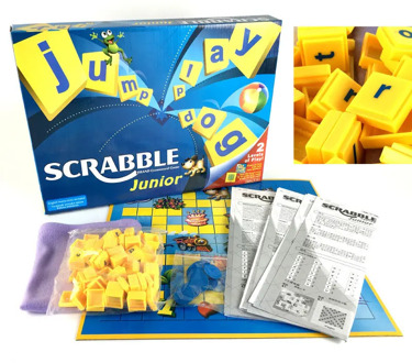 Junior SCRABBLE Fun word Puzzle Fun word Game Multi-person interaction Educational Toys Party Crossword spell Game