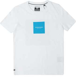 Junior Tagua grafisch T-shirt voor jongens in wit