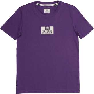 Junior The Heights T-shirt voor jongens in paars - maat