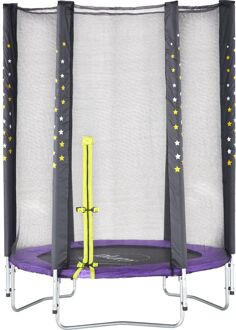 Junior Trampoline Ø 140 cm met Veiligheidsnet Paars