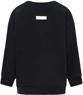 Juniors Crewneck Sweatshirt voor jongens in zwart