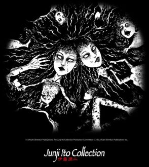 Junjito Crawling Unisex T-Shirt - Black - XS Zwart