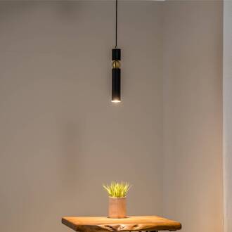 Jupiter Hanglamp Alas, zwart, metaal, afhanghoogte 135 cm, GU10 zwart/goud