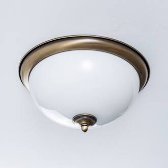 Jupiter Plafondlamp Clara Ø 36 cm oud messing, wit