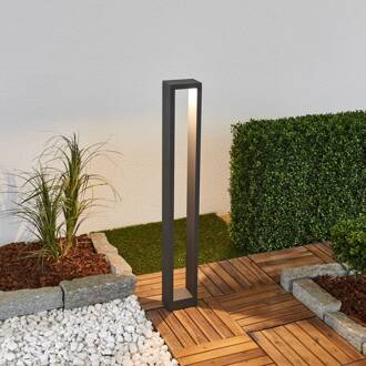 Jupp LED tuinpadverlichting, 90 cm, antraciet, metaal, IP54