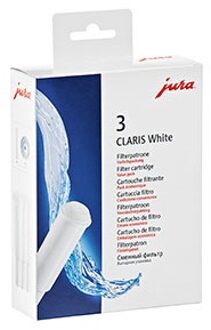 Jura Claris filter (3 stuks) Koffie accessoire Wit