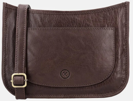 Jura crossbody tas donkerbruin