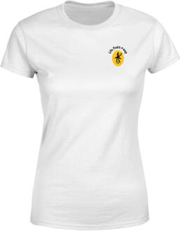 Jurassic Park Amber Sample Embroidered Women's T-Shirt - White - S Wit
