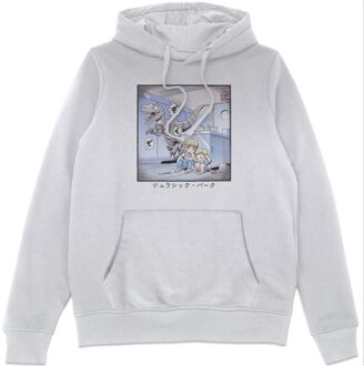 Jurassic Park Anime Raptor Scene Anime Hoodie - White - L Meerdere kleuren