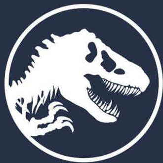 Jurassic Park Circle Logo Hoodie - Navy - L