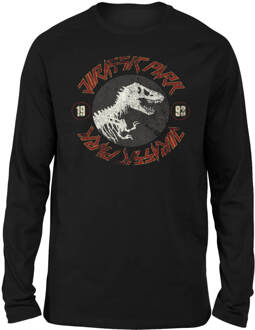 Jurassic Park Classic Twist Jag Unisex Long Sleeved T-Shirt - Zwart - XL