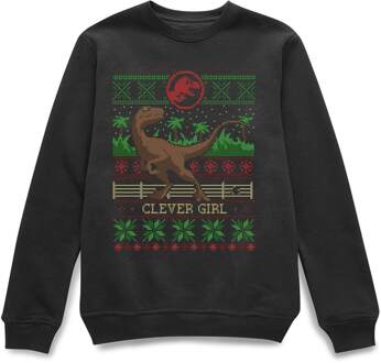 Jurassic Park Clever Girl Christmas Jumper - Black - XXL Zwart