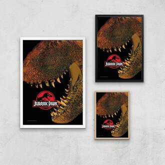 Jurassic Park Giclee Art Print - A3 - White Frame Meerdere kleuren