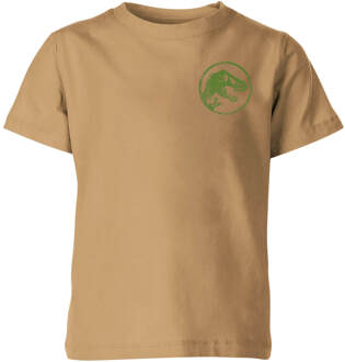 Jurassic Park Into The Wild Kids' T-Shirt - Tan - 146/152 (11-12 jaar) Lichtbruin - XL