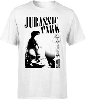 Jurassic Park Isla Nublar Punk Men's T-Shirt - Wit - XXL