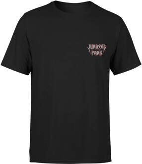 Jurassic Park Jurassic Park Rock Embroidered Logo Unisex T-Shirt - Zwart - XL