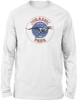 Jurassic Park Jurassic Target Unisex Long Sleeved T-Shirt - Wit - XXL