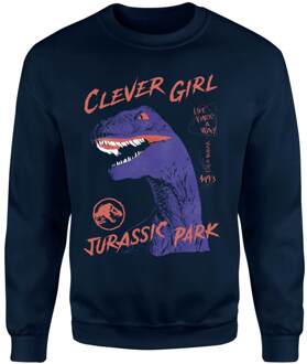 Jurassic Park Life Finds A Way Raptor Sweatshirt - Blauw - M