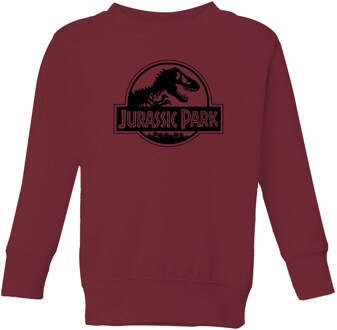 Jurassic Park Logo Kids' Sweatshirt - Burgundy - 98/104 (3-4 jaar) - Burgundy - XS