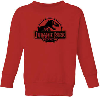 Jurassic Park Logo Kids' Sweatshirt - Red - 110/116 (5-6 jaar) - Rood