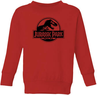 Jurassic Park Logo Kids' Sweatshirt - Red - 122/128 (7-8 jaar) Rood - M