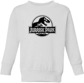 Jurassic Park Logo Kids' Sweatshirt - White - 110/116 (5-6 jaar) - Wit