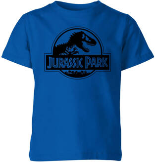 Jurassic Park Logo Kids' T-Shirt - Blue - 146/152 (11-12 jaar) - Blue - XL