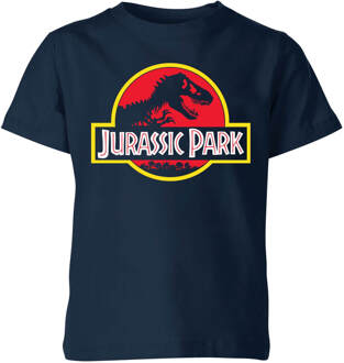 Jurassic Park Logo Kids' T-Shirt - Navy - 146/152 (11-12 jaar) - XL