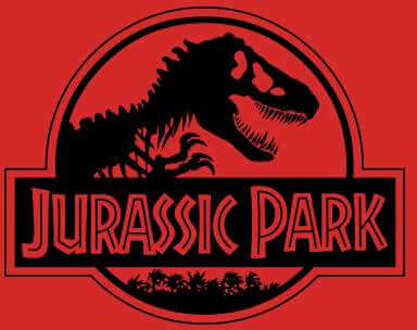 Jurassic Park Logo Men's T-Shirt - Red - XL - Rood