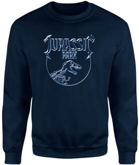 Jurassic Park Logo Metal Sweatshirt - Blauw - L
