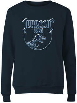 Jurassic Park Logo Metal Women's Sweatshirt - Blauw - L