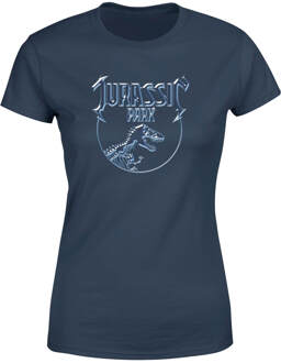 Jurassic Park Logo Metal Women's T-Shirt - Blauw - S