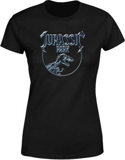 Jurassic Park Logo Metal Women's T-Shirt - Zwart - S