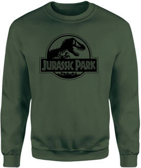 Jurassic Park Logo Sweatshirt - Green - XL - Groen