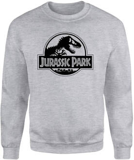 Jurassic Park Logo Sweatshirt - Grey - M Grijs