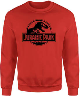 Jurassic Park Logo Sweatshirt - Red - S - Rood